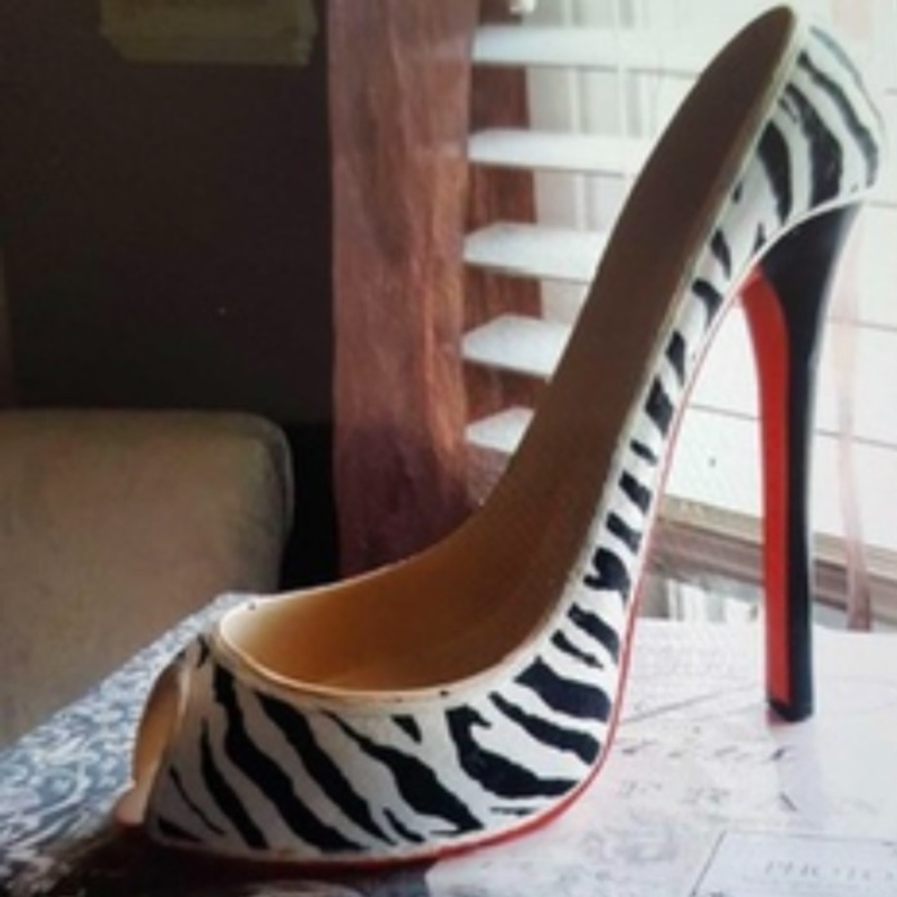 Stylish Zebra Print Wine bottle holder